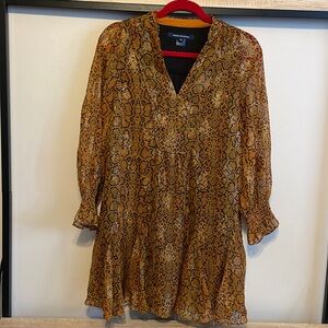 French Connection Snake Skinned Print Dress
